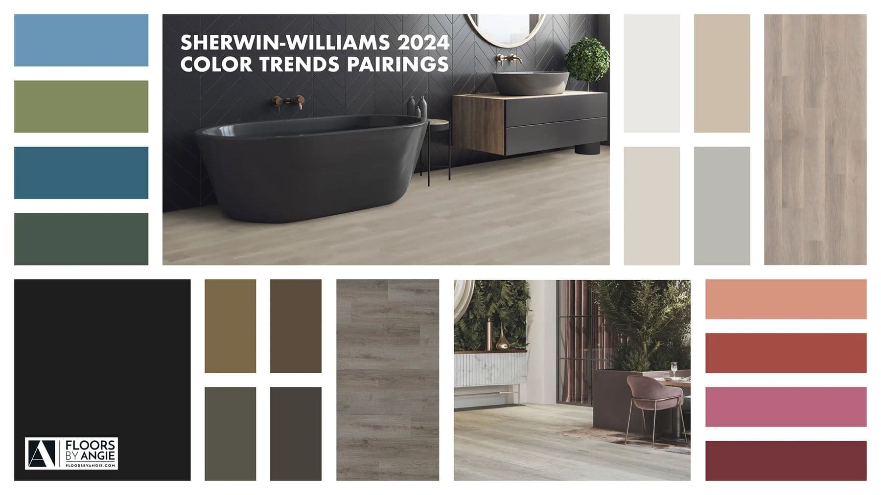 2024 Color Trends Pairings – Sherwin-Williams
